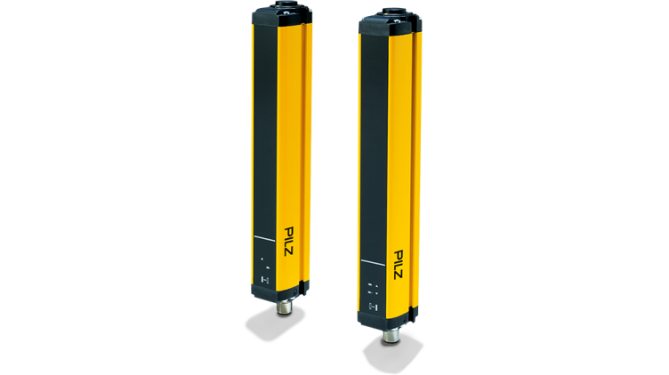 Pilz PSENopt safety light curtain for machine access protection