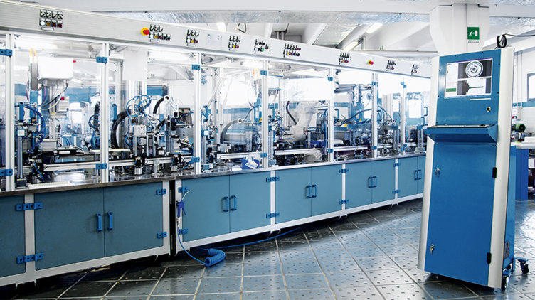 Existing production machinery with guarded access points being assessed for safety modernisation