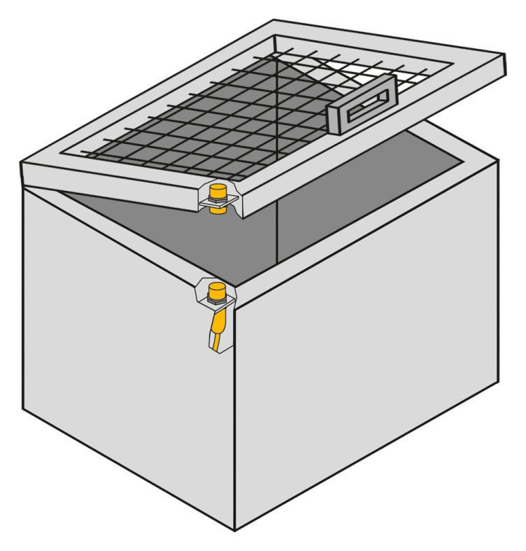 Pilz PSENmag magnetic safety switch application on a machine guard