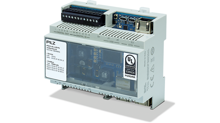 Pilz PSENradar analysing unit with Ethernet interface