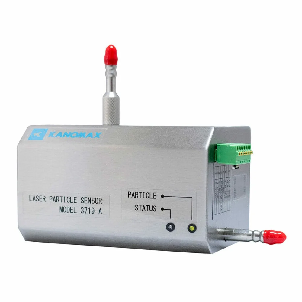 Remote Particle Sensors Models 3718-A and 3719-A workflow diagram