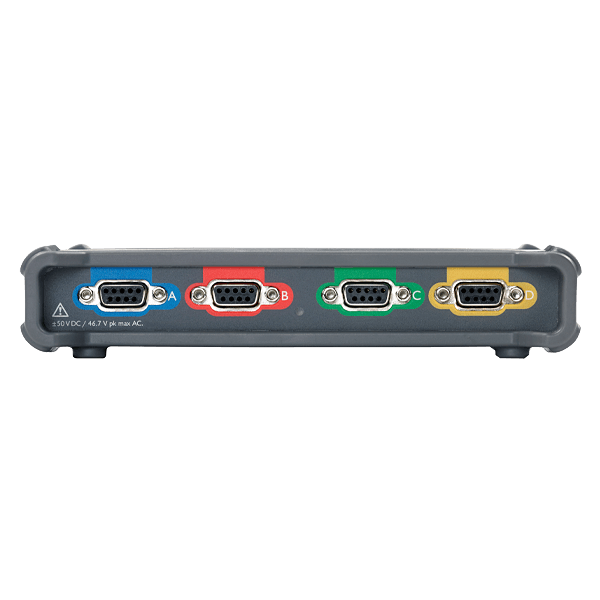 PicoScope 4444 intelligent D9 probe interface setup