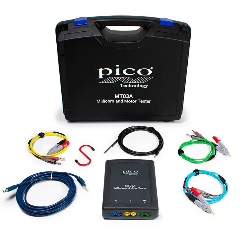 MT03A — USB Milliohm, Earth Bond and Motor Tester