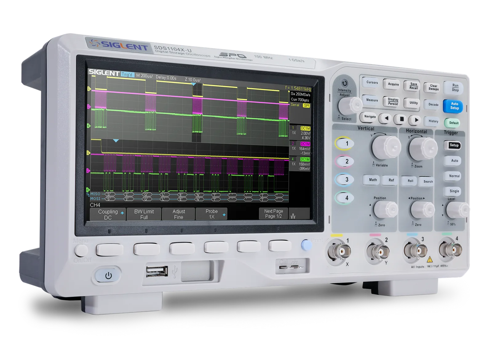 SDS1000X-U — Connectivity and Bench Measurement