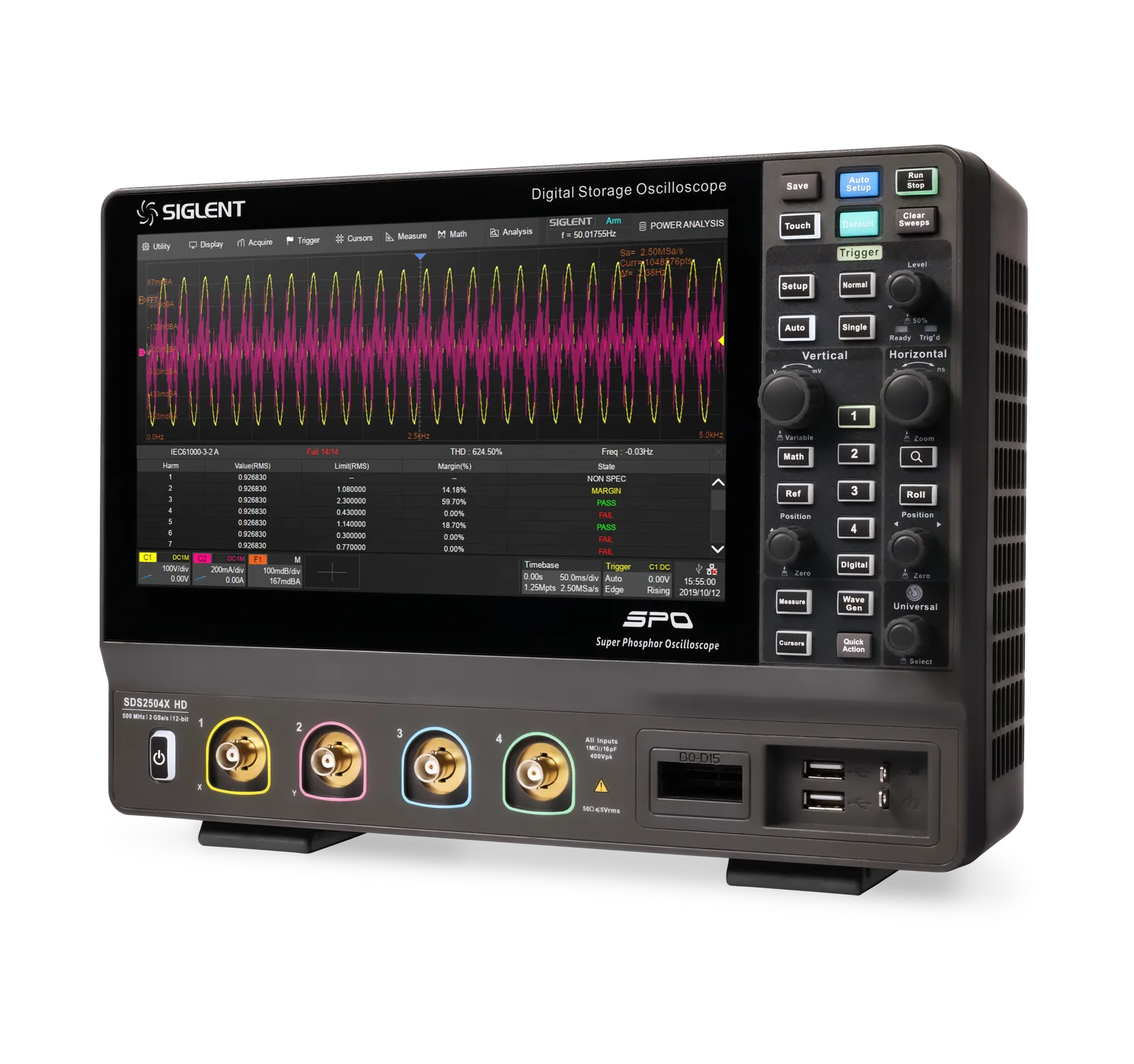 SDS2000X HD — Deep Memory and Sequence Mode