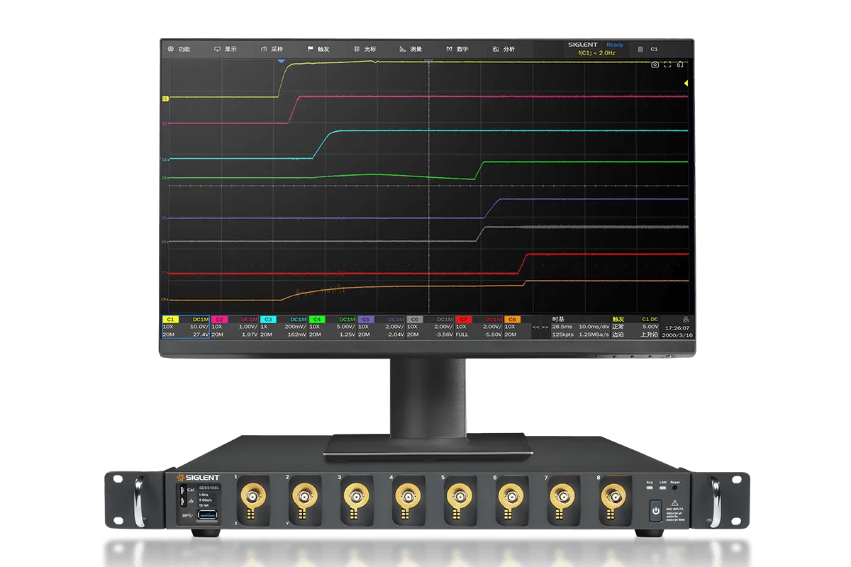 SDS5000L — SYN64 Synchronized High-channel-count Acquisition
