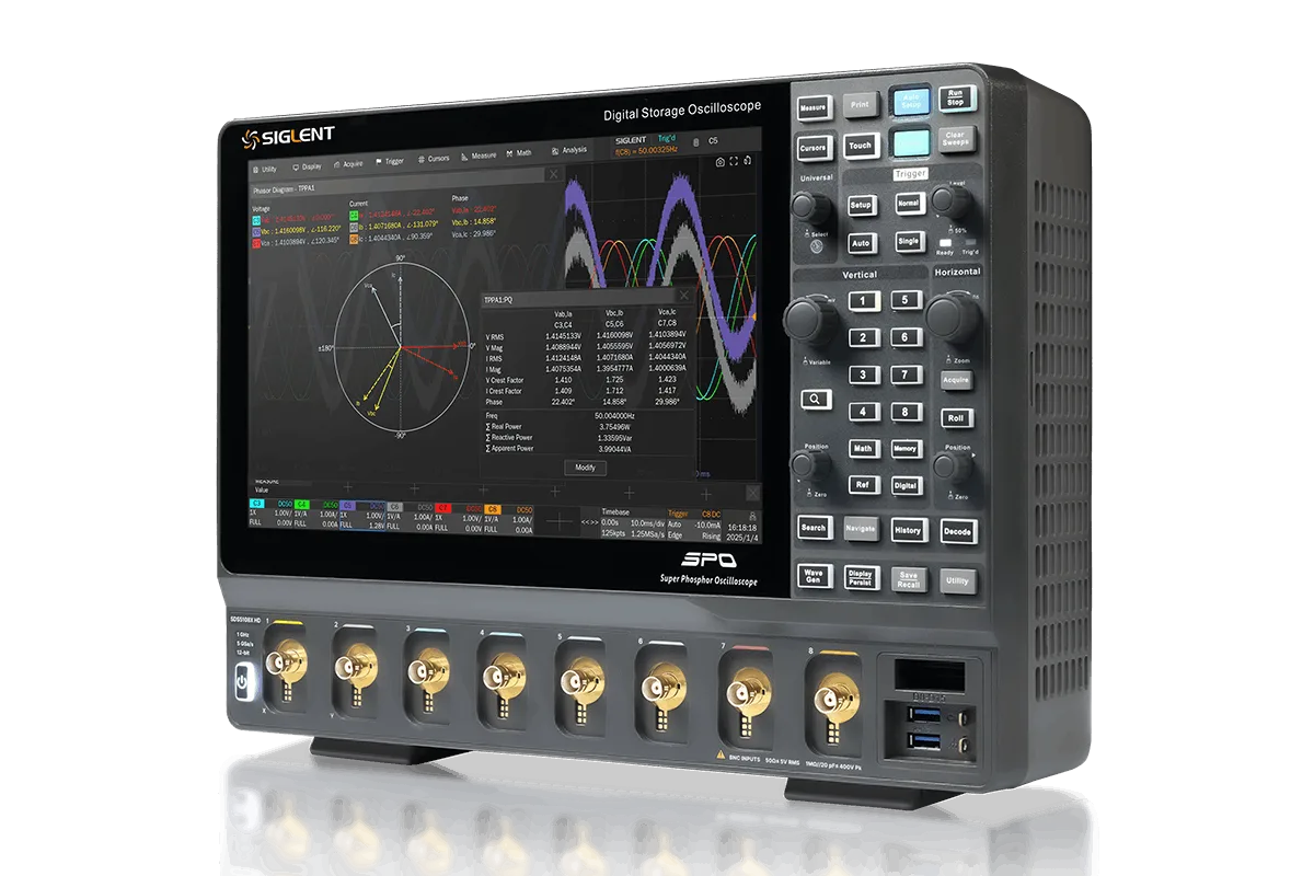 SDS5000X HD — Multi-channel Power Analysis