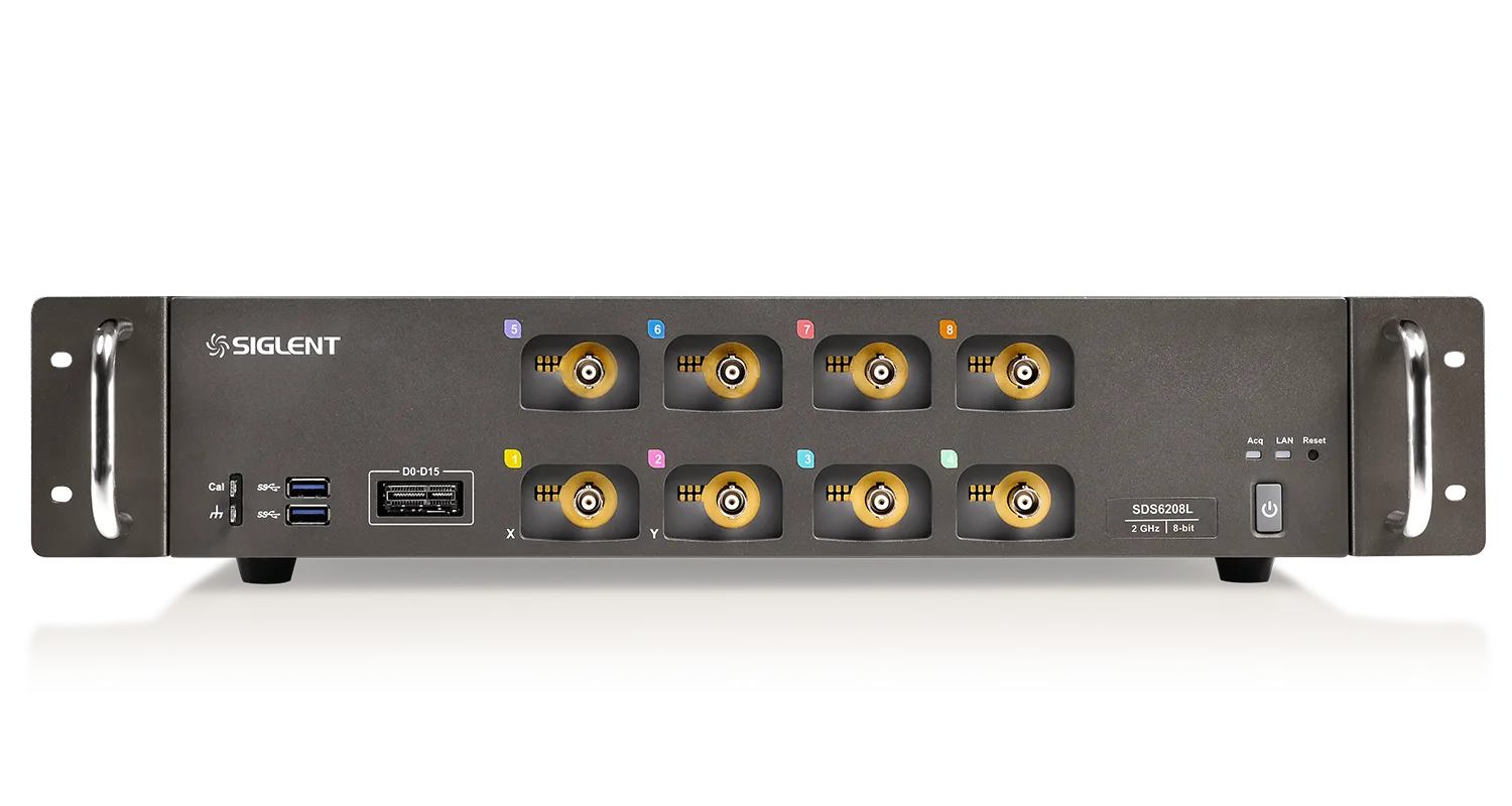 SDS6000L — Low-profile 4/8-channel Oscilloscopes, 500 MHz to 2 GHz