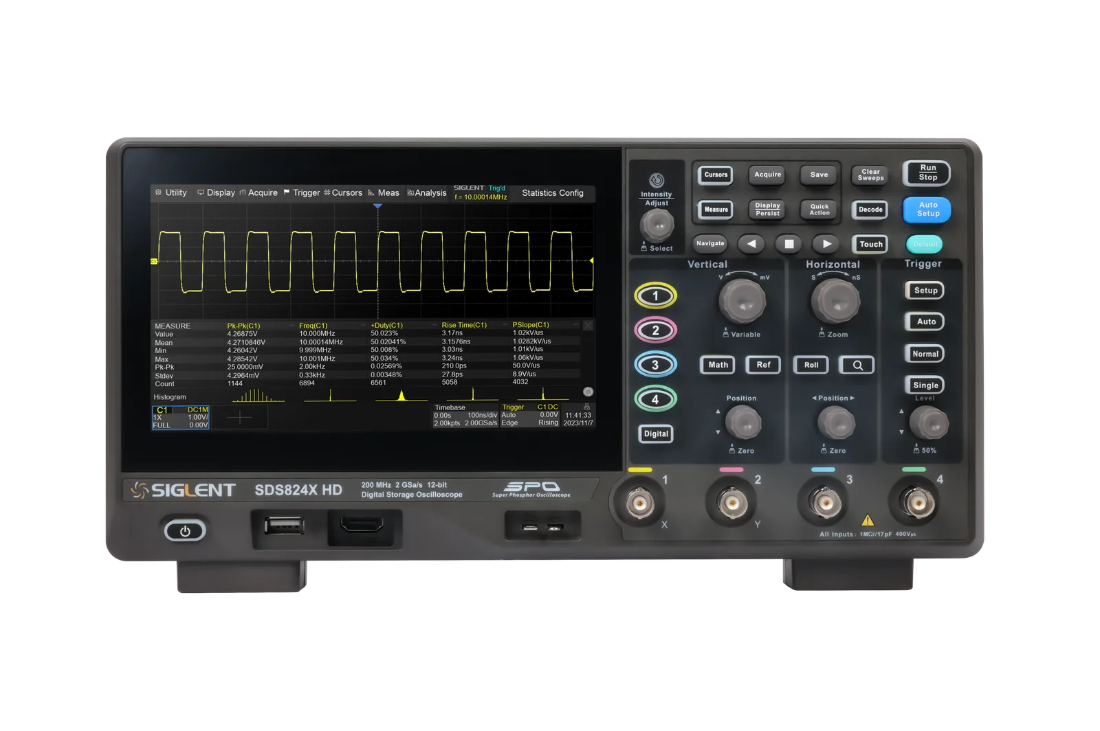 SIGLENT SDS800X HD oscilloscope