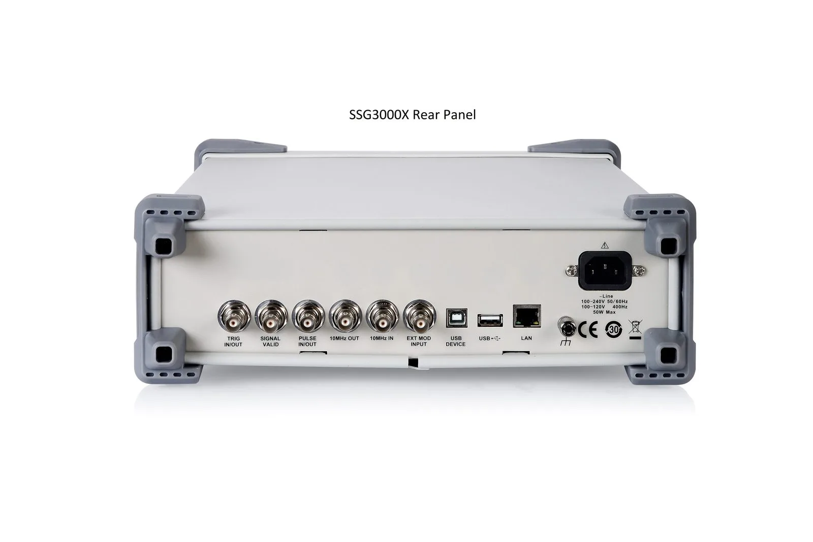 SIGLENT SSG3000X RF signal generator rear-panel interfaces