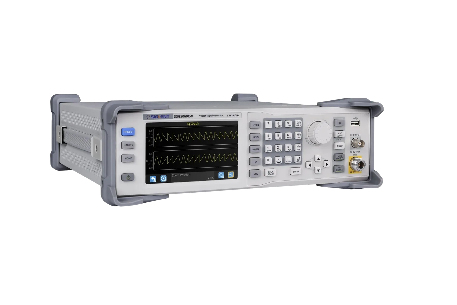 SSG5000X touchscreen and RF signal control interface