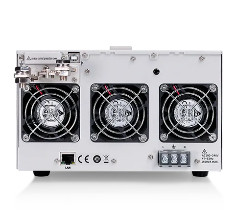 SPS5000X programmable DC power supply interface and output display