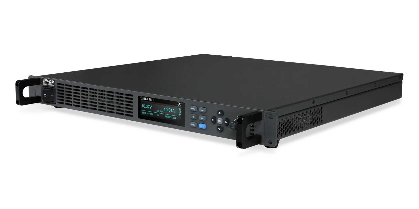 SIGLENT SPS6000X rear panel USB LAN analog control and output terminals