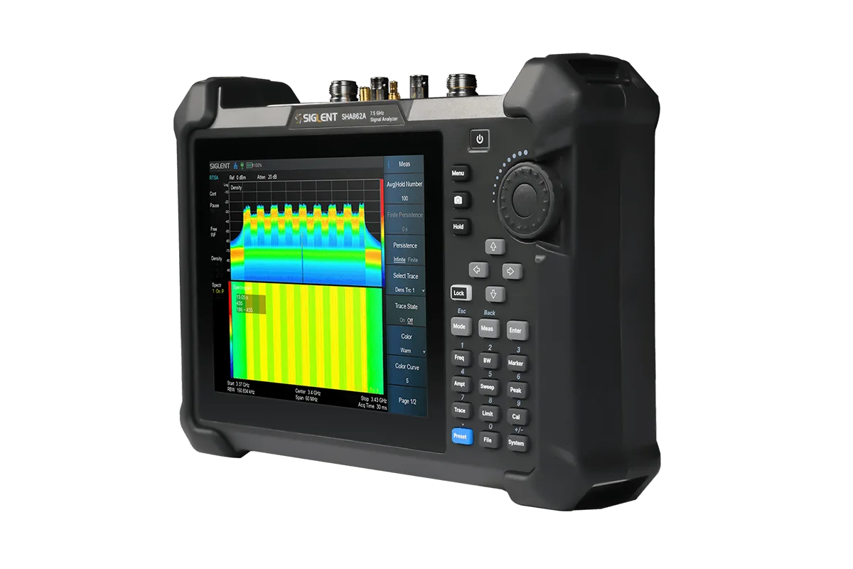 SIGLENT SHA860A cable and antenna test workflow