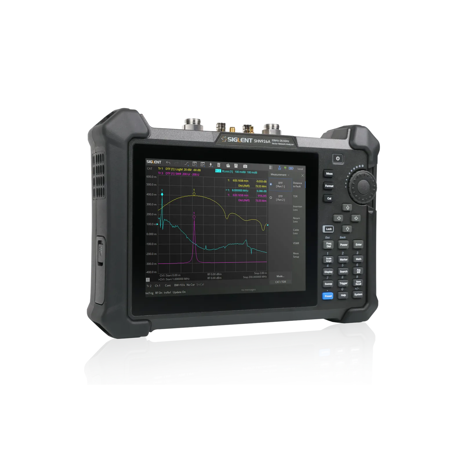 SIGLENT SHN900A field VNA measurement interface