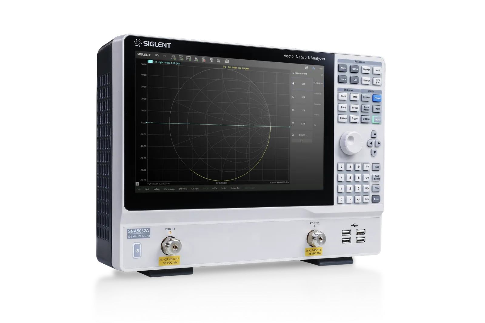 SIGLENT SNA5000A VNA measurement interface