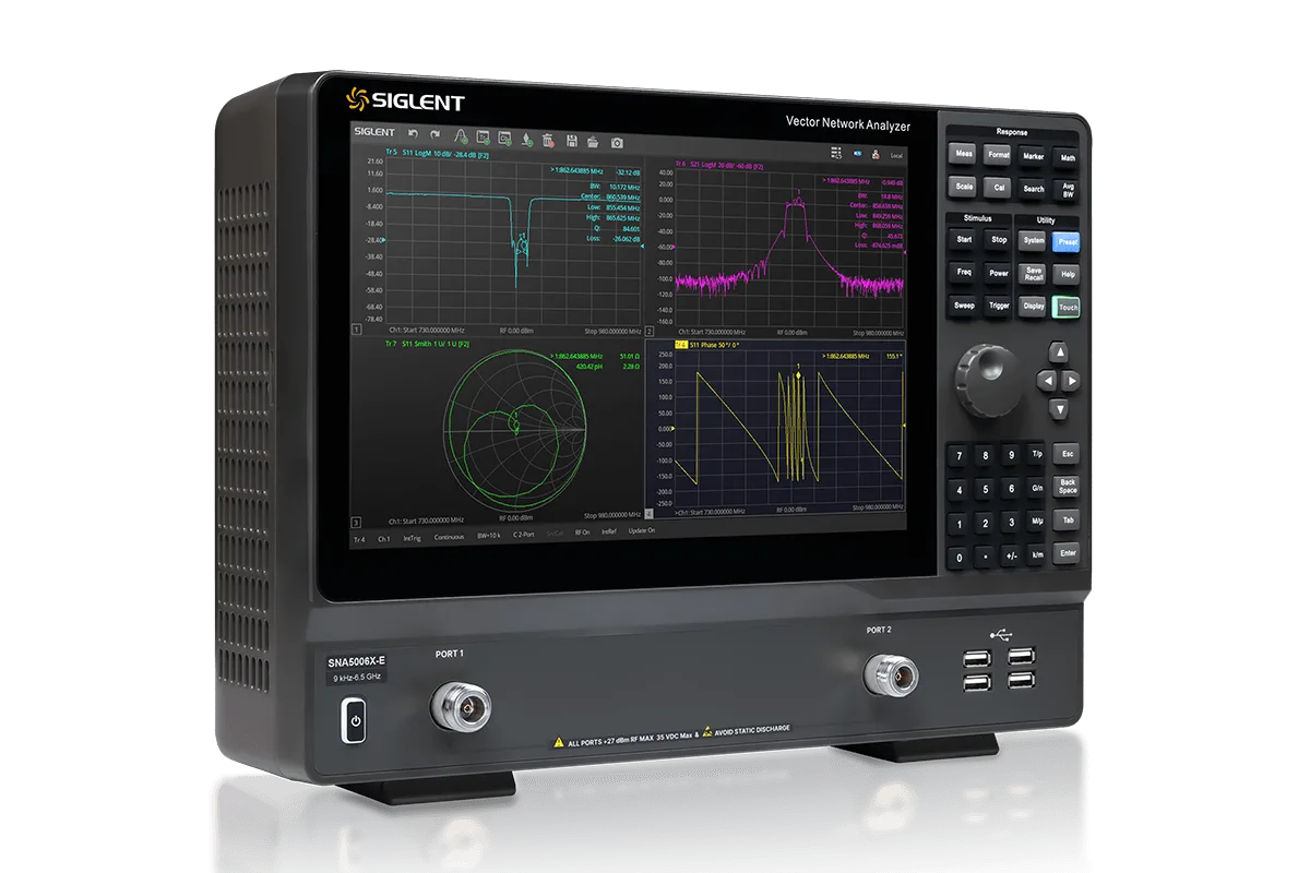 SIGLENT SNA5000X-E VNA measurement interface