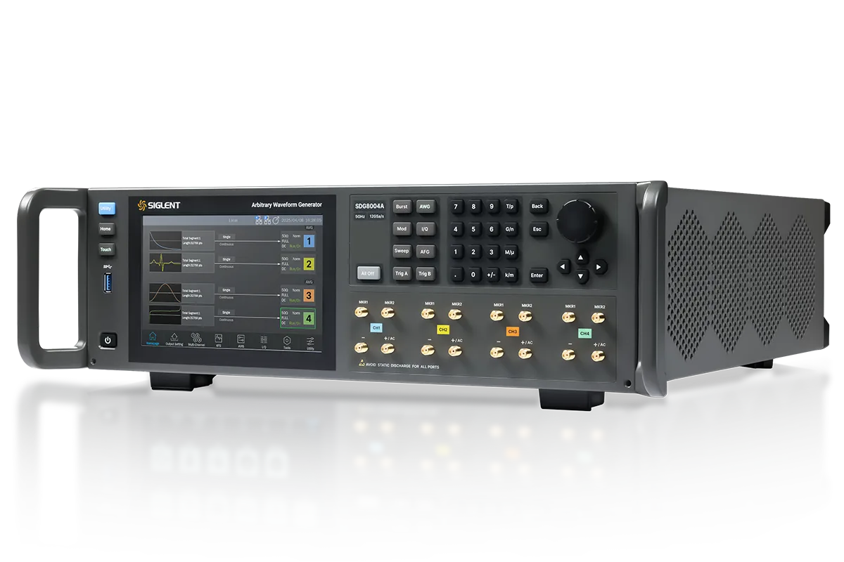 SIGLENT SDG8000A modulation and vector signal generation view