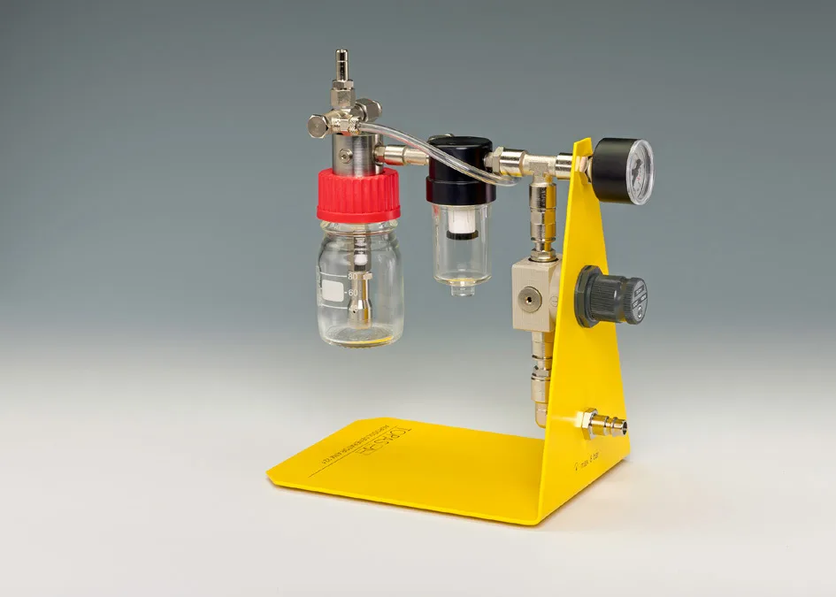 ATM 221 Liquid Aerosol Generator workflow diagram