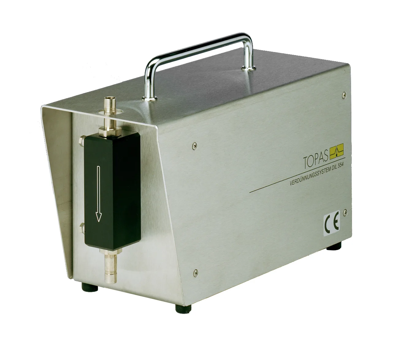 DIL 554/H Aerosol Dilution System workflow diagram